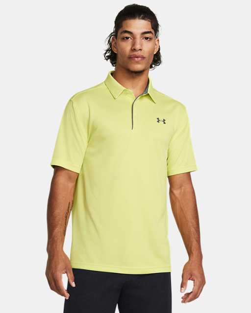 Under Armour Heatgear Yellow Base Layer Shirt Top Boys YSM Fitted Long  Sleeve